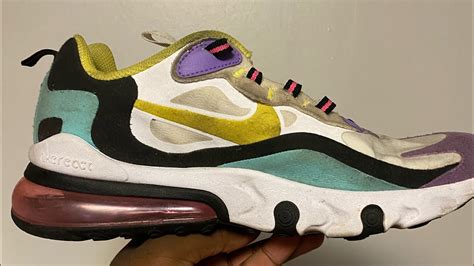 How to clean Nike Air Max 270 react “Geometric Abstract”